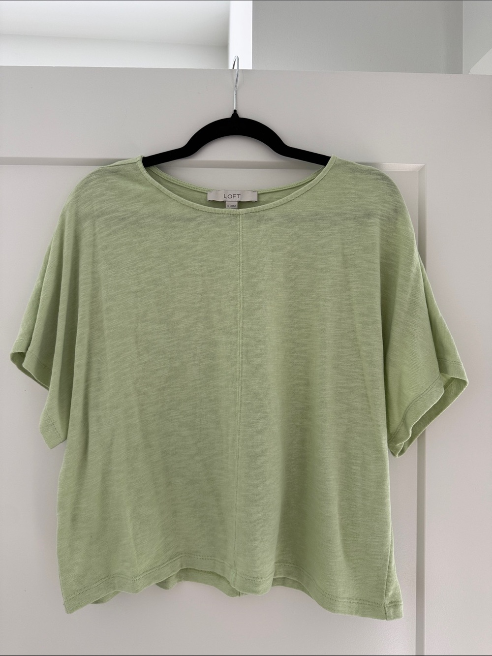 LOFT Mint Green Short Sleeve Boxy Tee